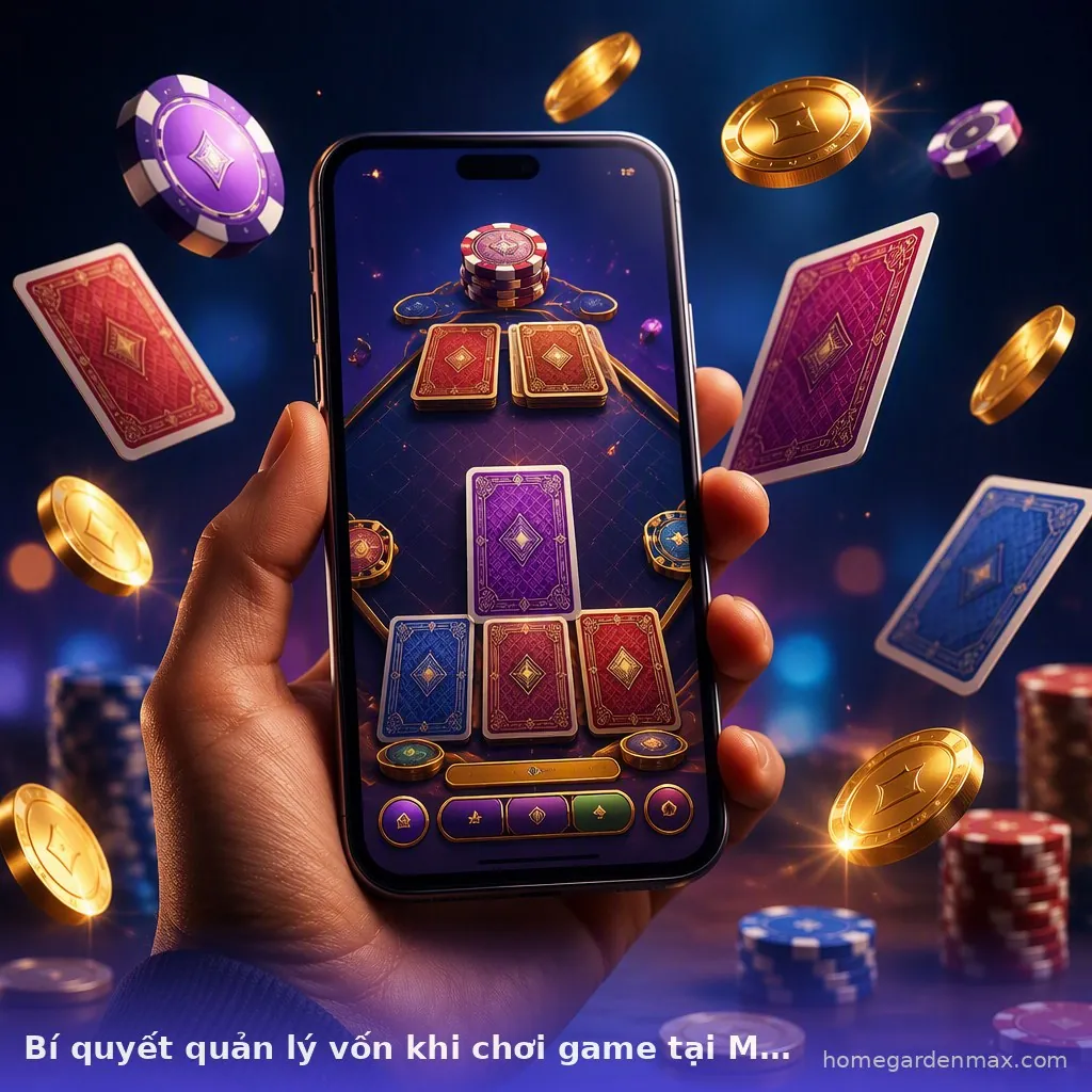 Bí quyết quản lý vốn khi chơi game tại Maxvin