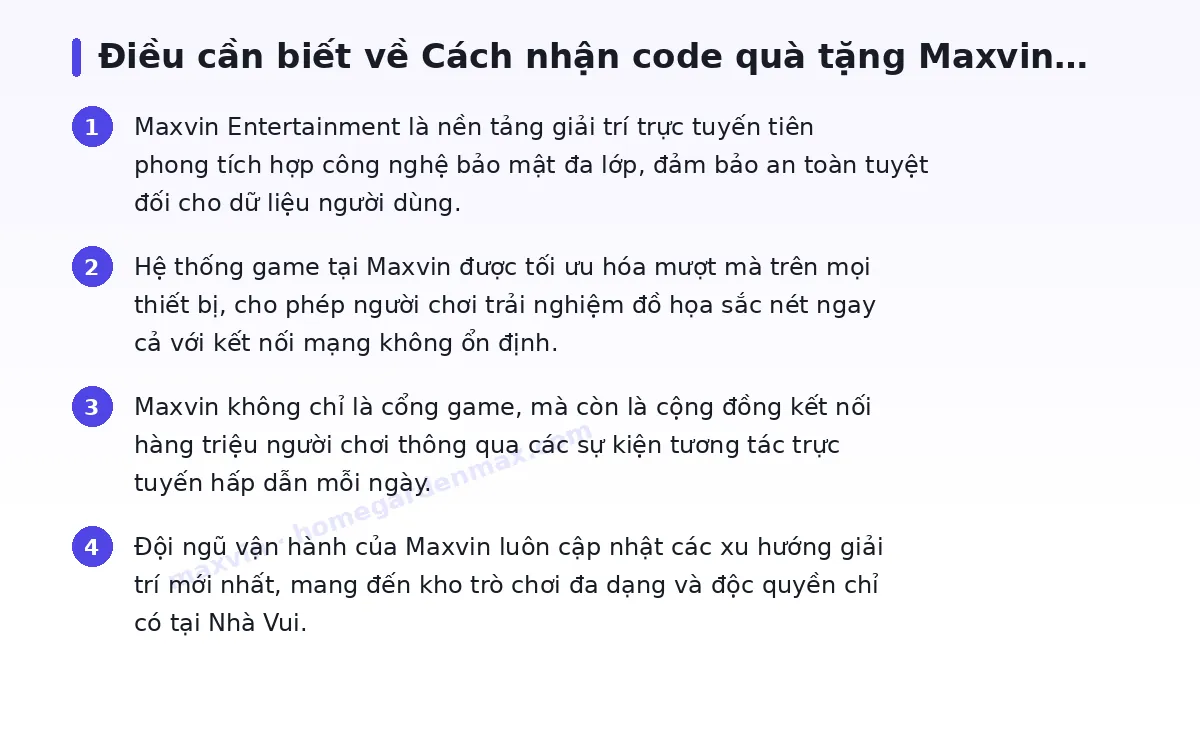 Những điều cần biết về maxvin