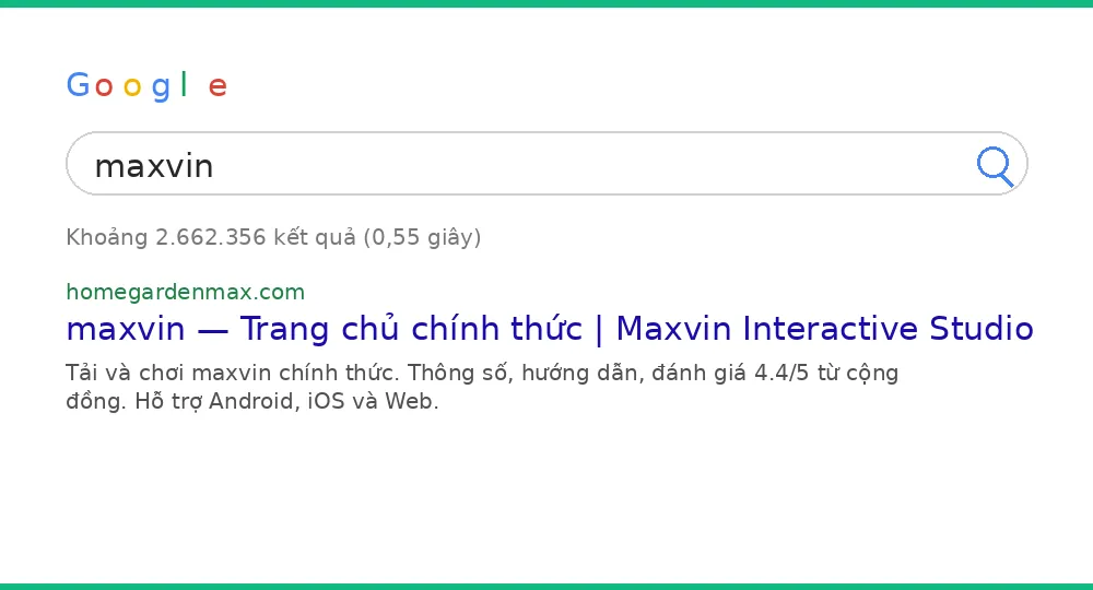 Cách tìm maxvin trên Google