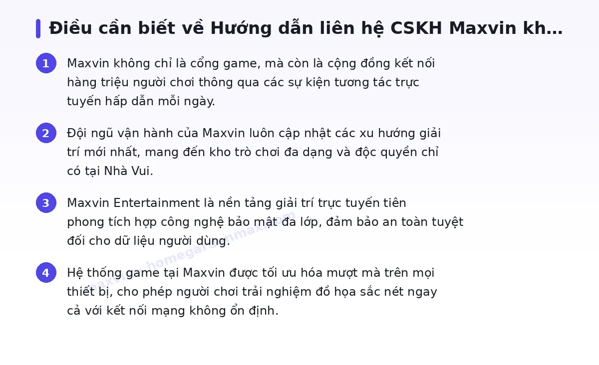 Những điều cần biết về maxvin