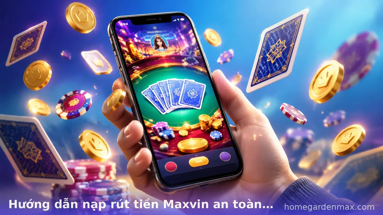 Hướng dẫn nạp rút tiền Maxvin an toàn, bảo mật — maxvin · ảnh 2