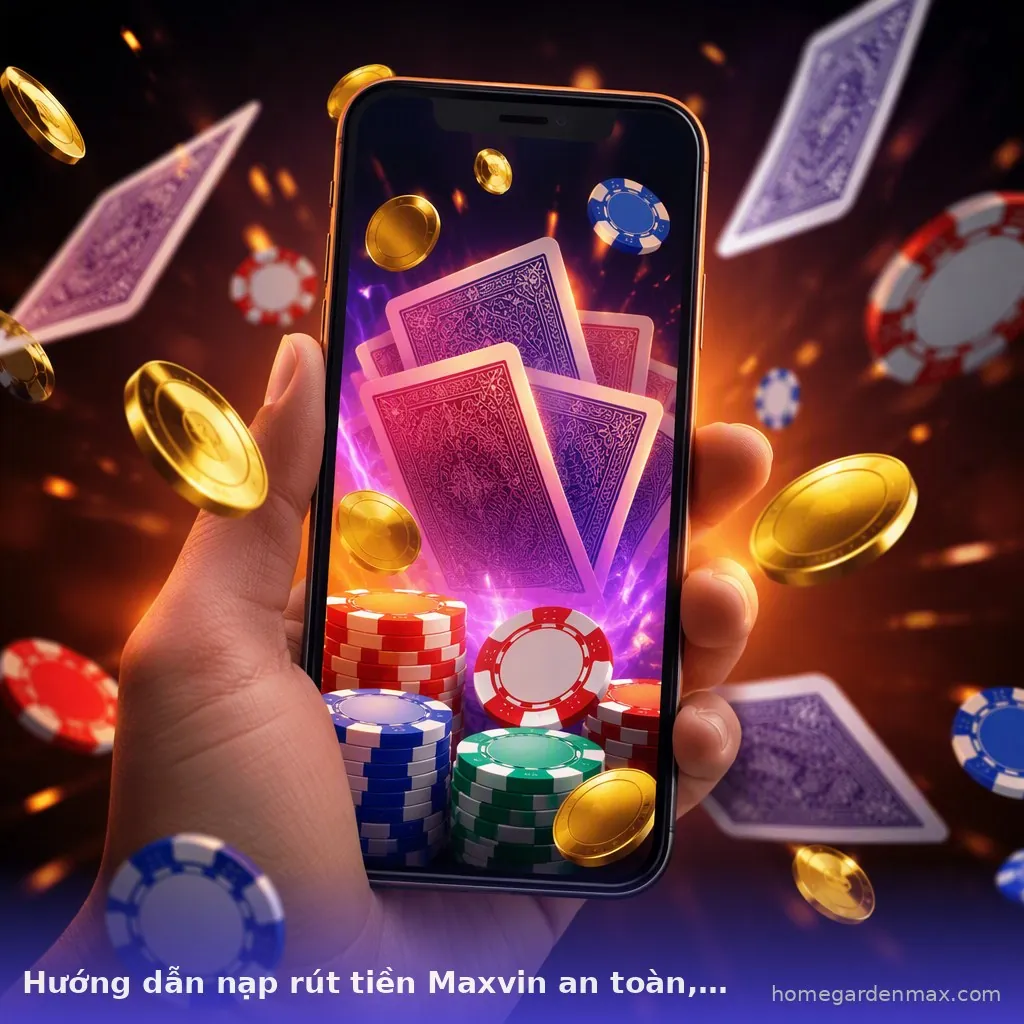 Hướng dẫn nạp rút tiền Maxvin an toàn, bảo mật