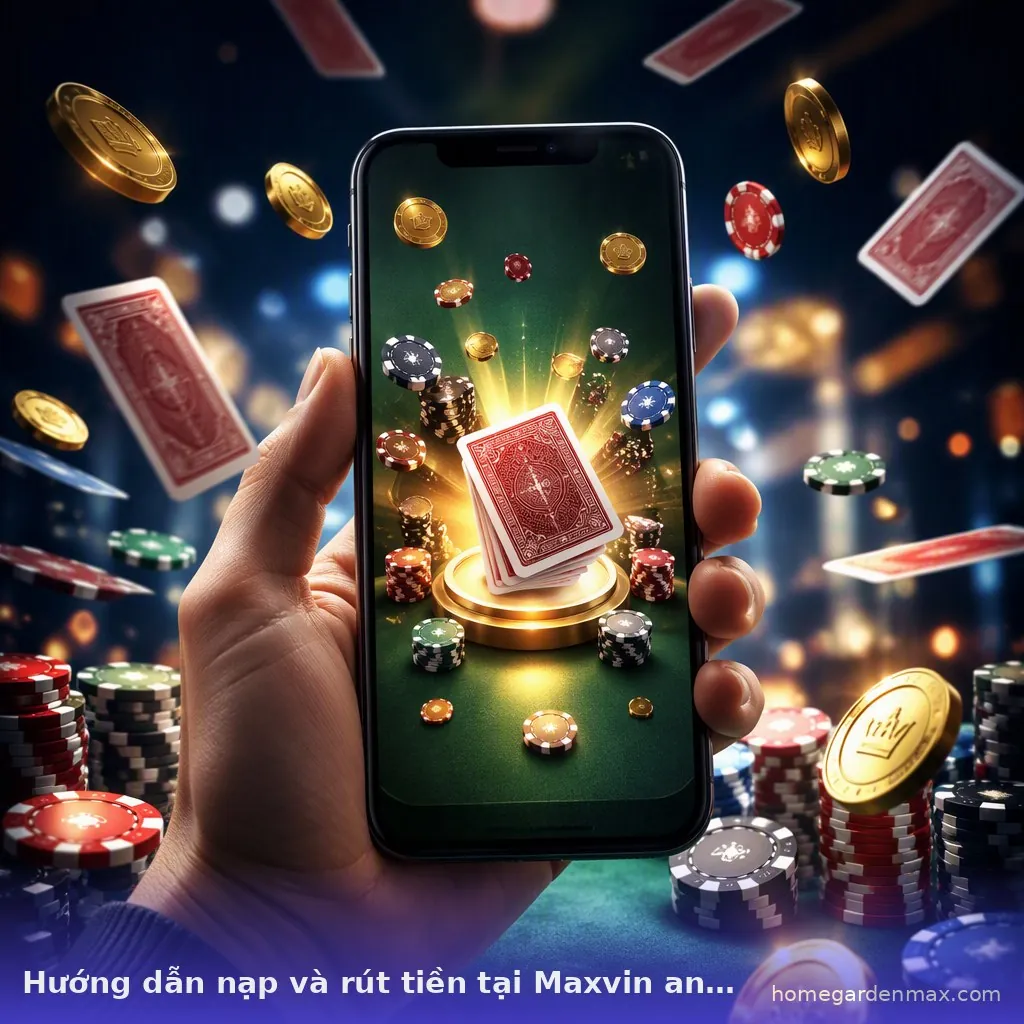 Hướng dẫn nạp và rút tiền tại Maxvin an toàn, uy tín