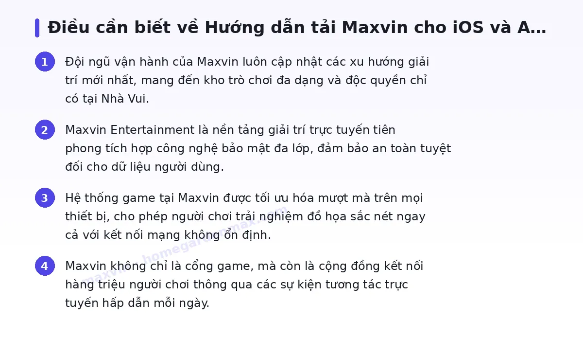 Những điều cần biết về maxvin