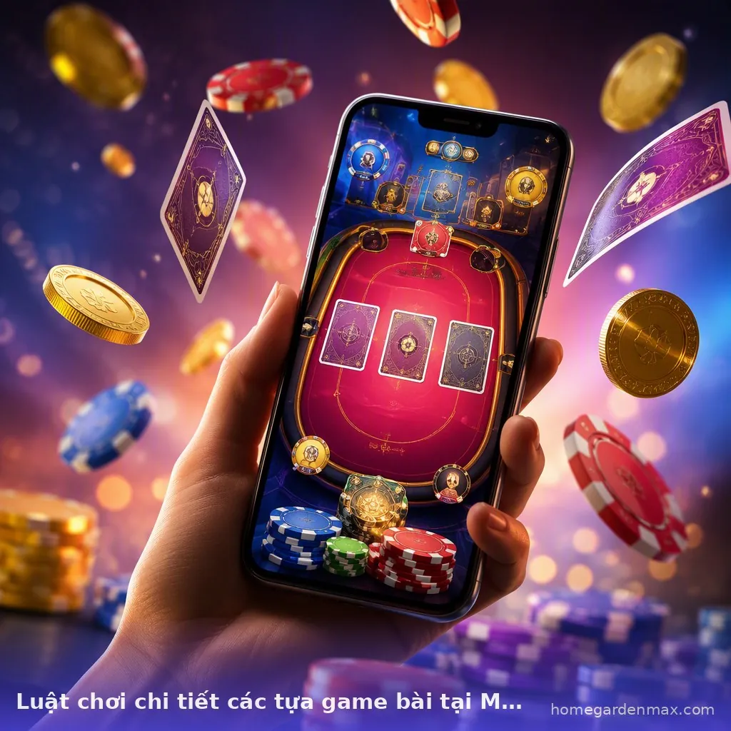 Luật chơi chi tiết các tựa game bài tại Maxvin