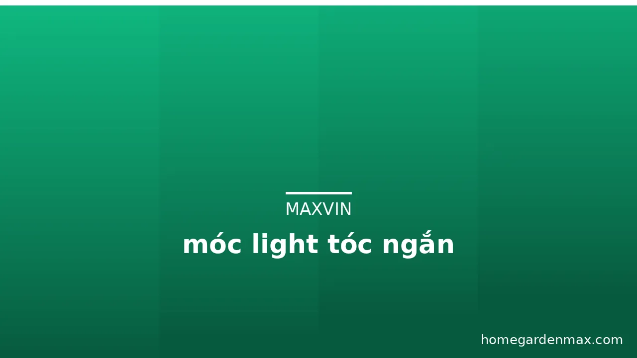 móc light tóc ngắn · ảnh 1