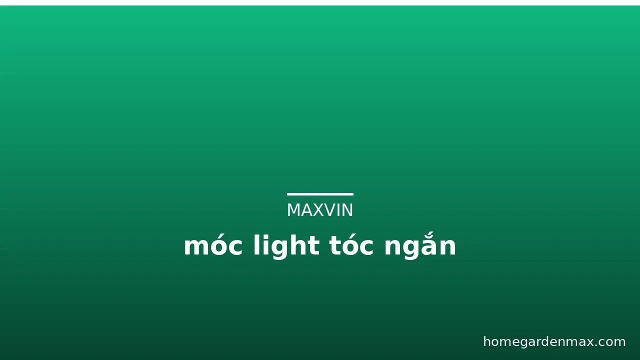 móc light tóc ngắn