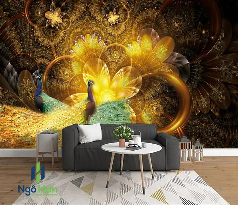 Tranh dán tường 3d: Tuyển tập 100+ ảnh tuyệt đẹp nhất
